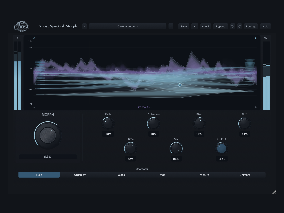 Ghost Spectral Morph plugin